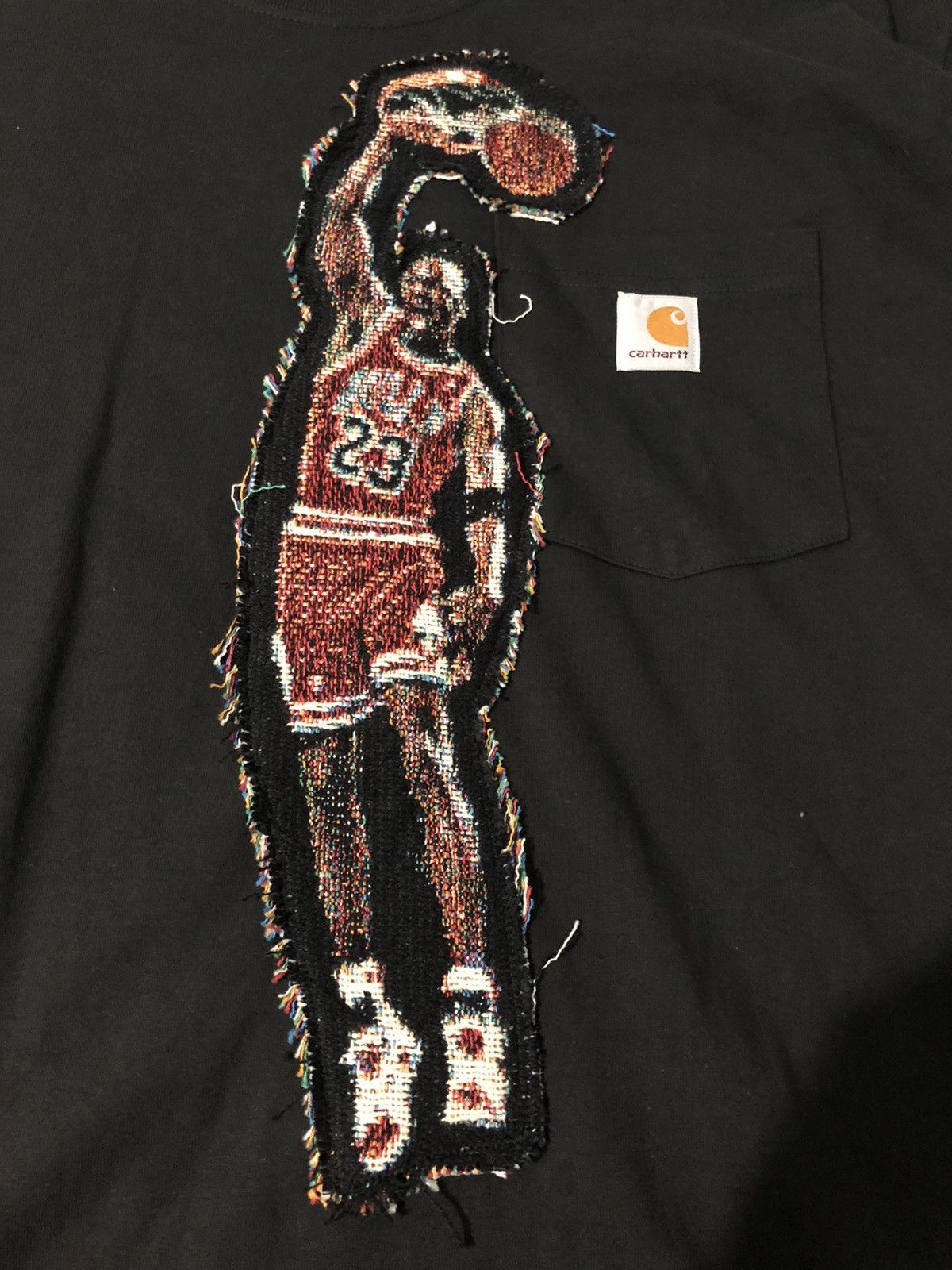 Custom In Way Over Your Head Michael Jordan Carhartt Shirt | Grailed