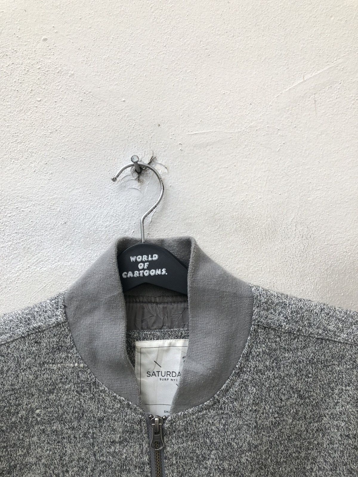 Saturdays NYC Saturdays Surf Nyc Grey Bomber Varsity Jacket Size US S / EU 44-46 / 1 - 4 Thumbnail
