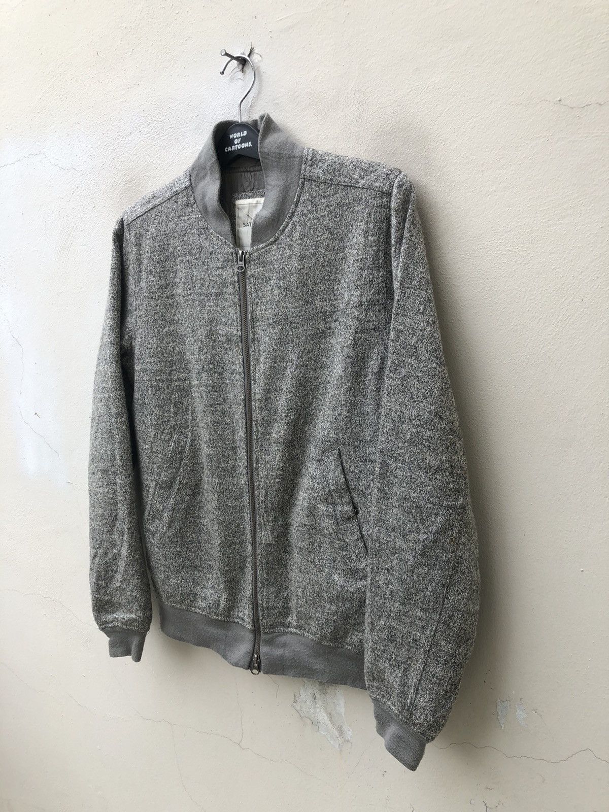 Saturdays NYC Saturdays Surf Nyc Grey Bomber Varsity Jacket Size US S / EU 44-46 / 1 - 5 Thumbnail