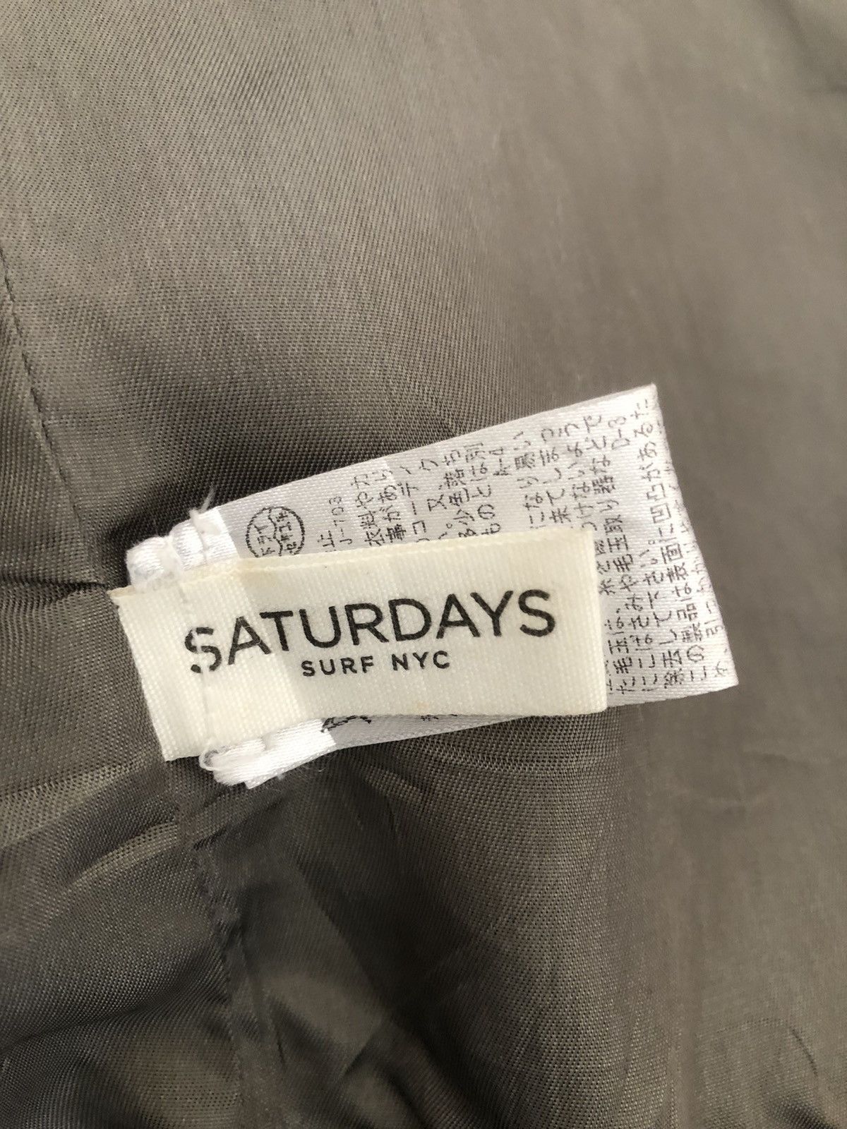 Saturdays NYC Saturdays Surf Nyc Grey Bomber Varsity Jacket Size US S / EU 44-46 / 1 - 15 Thumbnail
