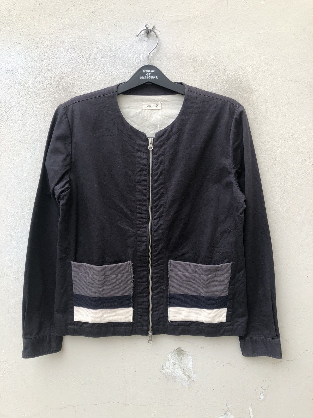 Folk FOLK 2 Round Neck Hybrid Zipper Jacket Size US M / EU 48-50 / 2 - 3 Thumbnail