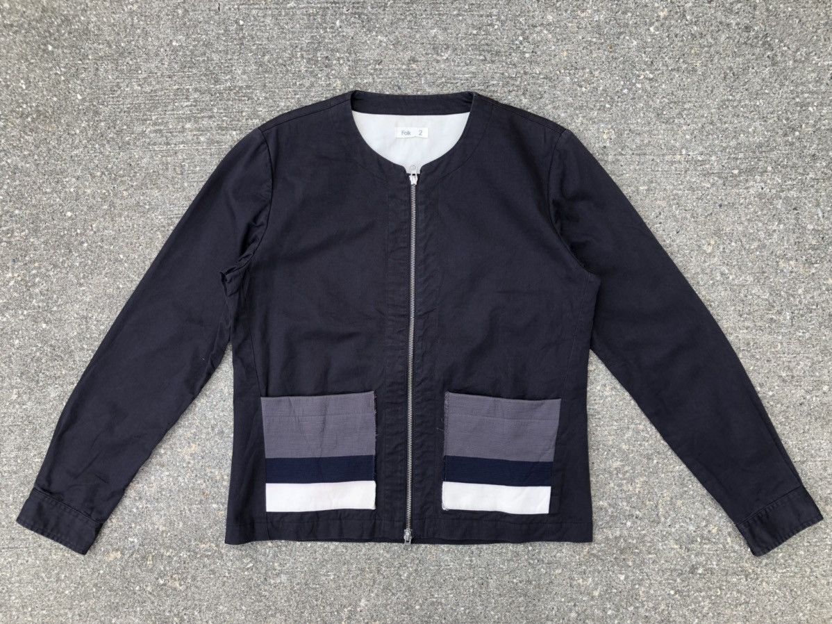 Folk FOLK 2 Round Neck Hybrid Zipper Jacket Size US M / EU 48-50 / 2 - 1 Thumbnail