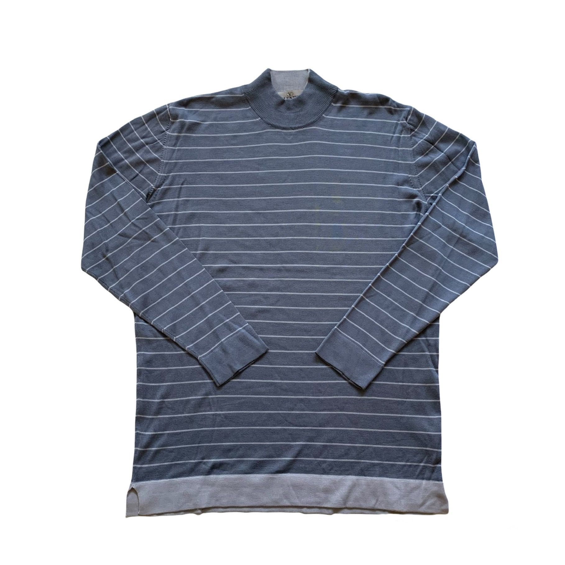 Vintage Valentino Striped Silk Shirt Made in Italy Large