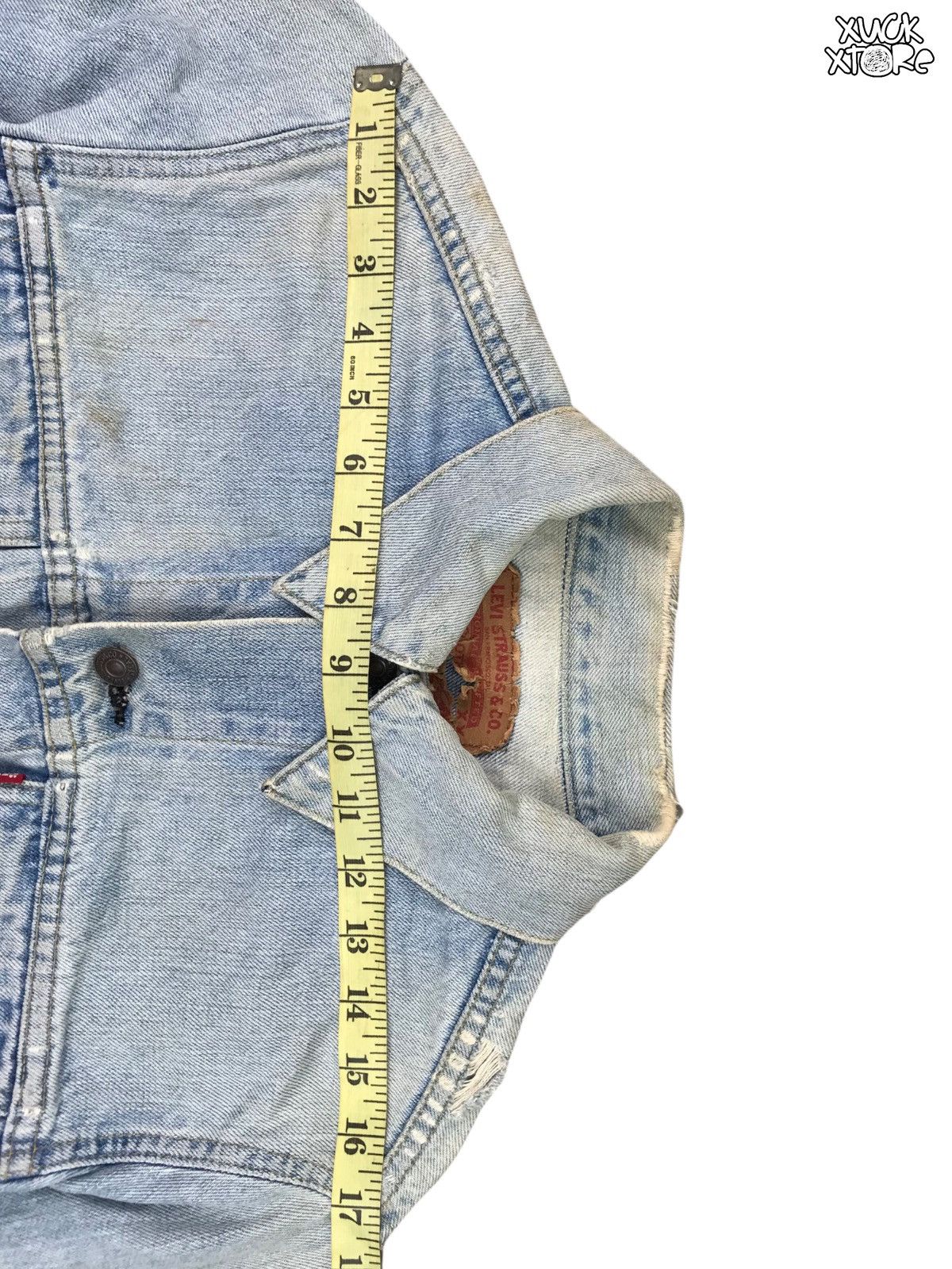 Levi's VINTAGE LEVIS’S BIG E 71557 0214 DENIM JACKET 38 JAPAN Size US M / EU 48-50 / 2 - 19 Thumbnail