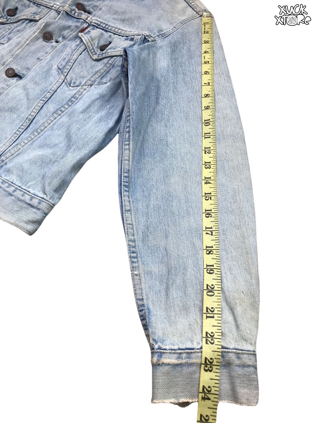 Levi's VINTAGE LEVIS’S BIG E 71557 0214 DENIM JACKET 38 JAPAN Size US M / EU 48-50 / 2 - 21 Thumbnail