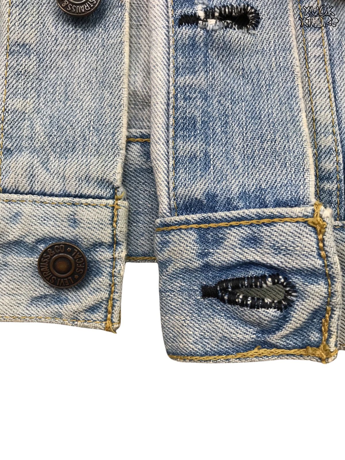 Levi's VINTAGE LEVIS’S BIG E 71557 0214 DENIM JACKET 38 JAPAN Size US M / EU 48-50 / 2 - 7 Thumbnail