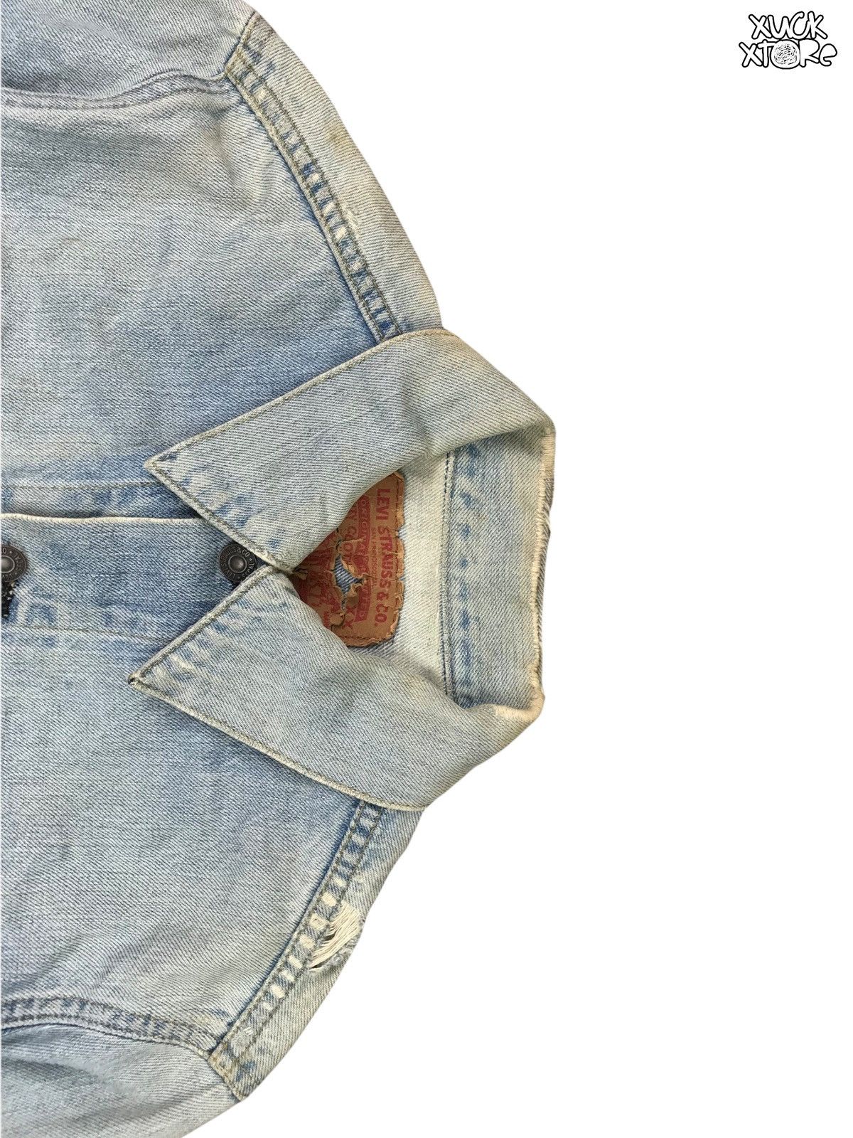 Levi's VINTAGE LEVIS’S BIG E 71557 0214 DENIM JACKET 38 JAPAN Size US M / EU 48-50 / 2 - 4 Thumbnail