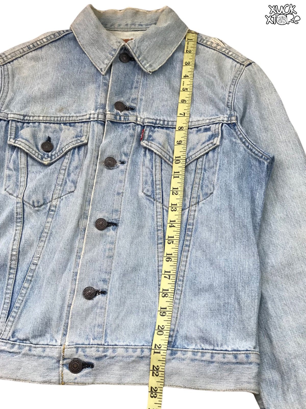 Levi's VINTAGE LEVIS’S BIG E 71557 0214 DENIM JACKET 38 JAPAN Size US M / EU 48-50 / 2 - 20 Thumbnail