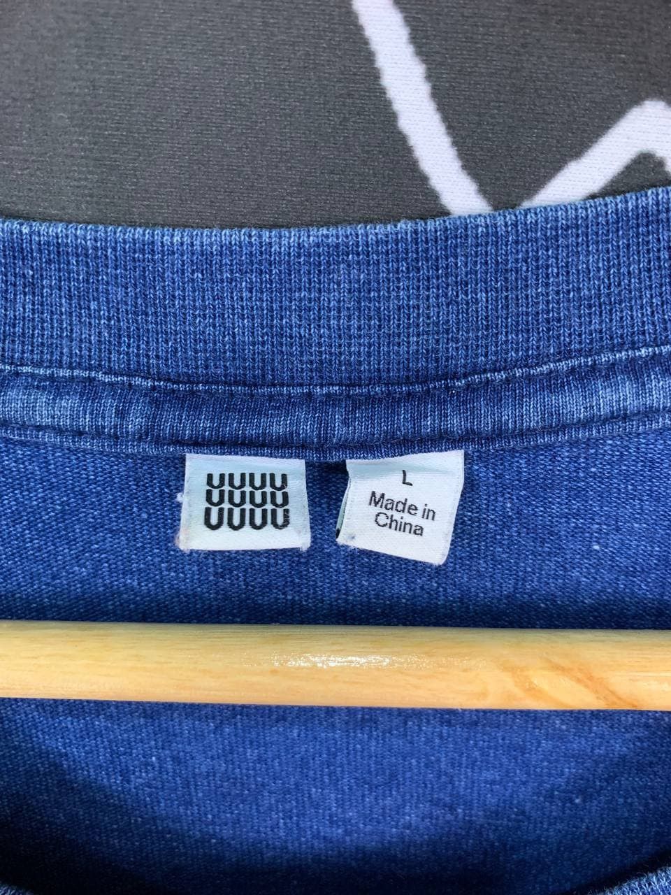 Uniqlo Uniqlo Indigo Blue Dyed Plain Tee Size US XL / EU 56 / 4 - 4 Thumbnail