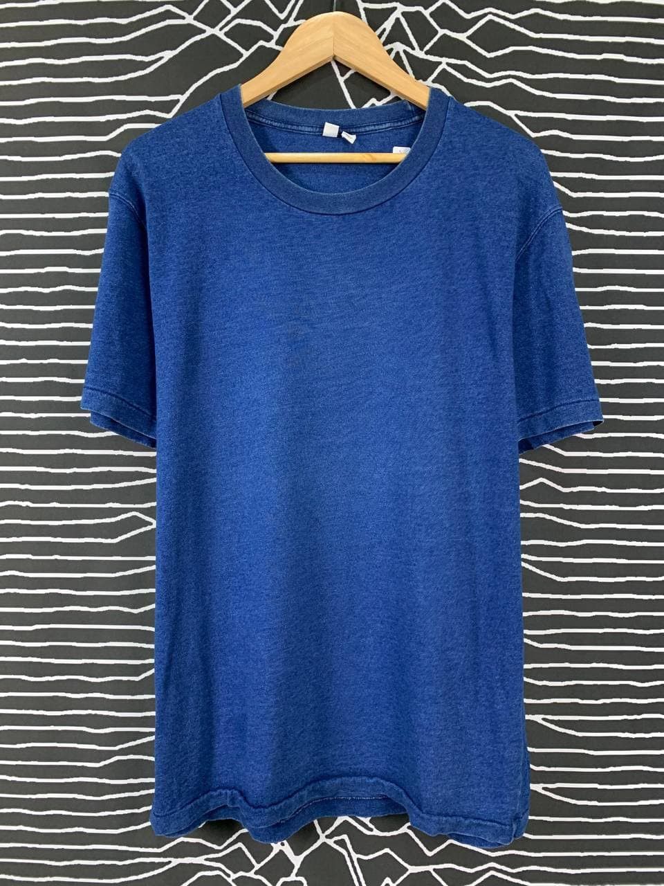 Uniqlo Uniqlo Indigo Blue Dyed Plain Tee Size US XL / EU 56 / 4 - 2 Thumbnail