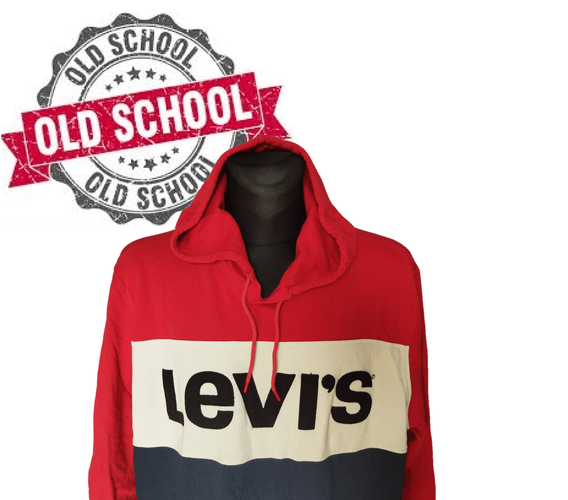 Levi's Levi's Hoodie Man Colour Block Pullover Sweatshirt Size US XXL / EU 58 / 5 - 3 Thumbnail