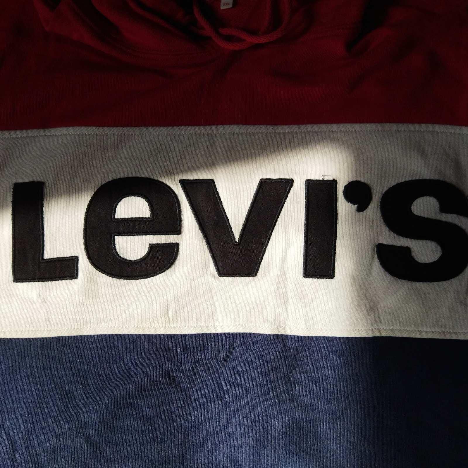 Levi's Levi's Hoodie Man Colour Block Pullover Sweatshirt Size US XXL / EU 58 / 5 - 10 Thumbnail