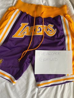 🆕JUST DON LAKERS JERSEY SHORTS, Men's Fashion, Bottoms, Shorts on
