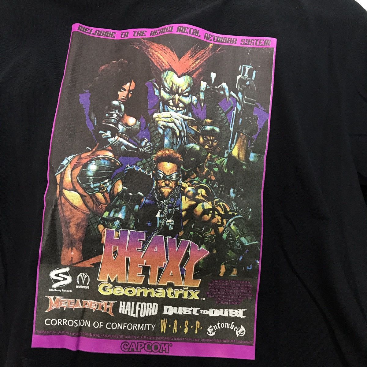 Japanese Brand × Nintendo HEAVY METAL Geomatrix 2001 Game T-Shirt #1033 Size US L / EU 52-54 / 3 - 2 Thumbnail