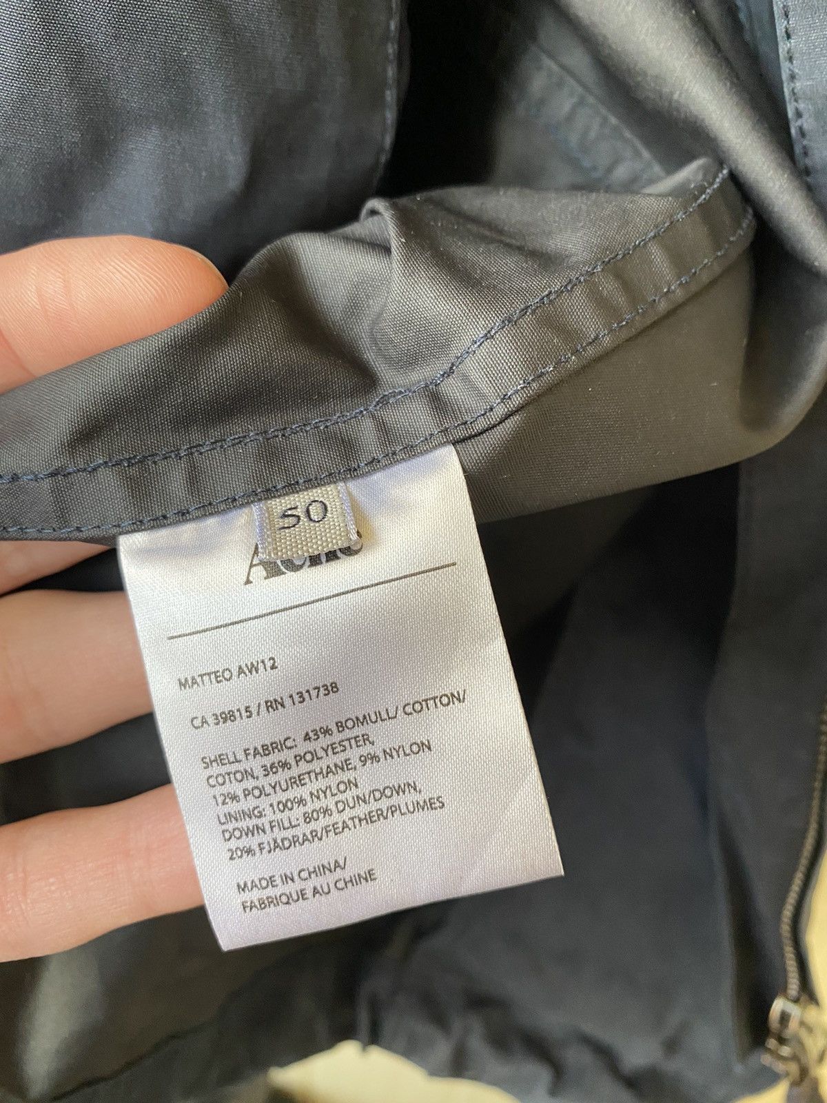 Acne Studios Acne studios matteo aw 12 down parka Size US M / EU 48-50 / 2 - 6 Thumbnail