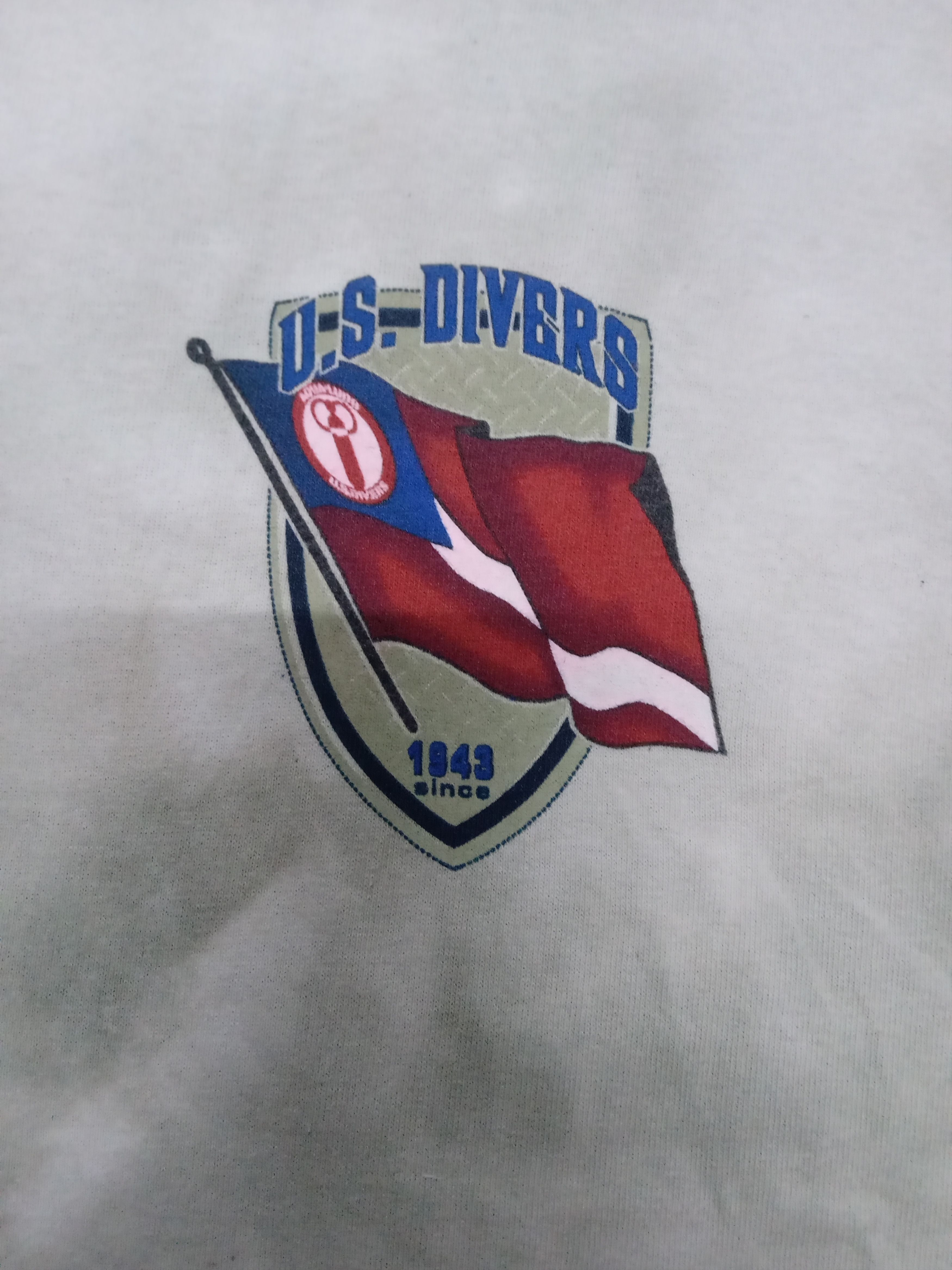 Vintage Rare vintage 90s U.S Divers tie dye Tee Size US L / EU 52-54 / 3 - 5 Thumbnail