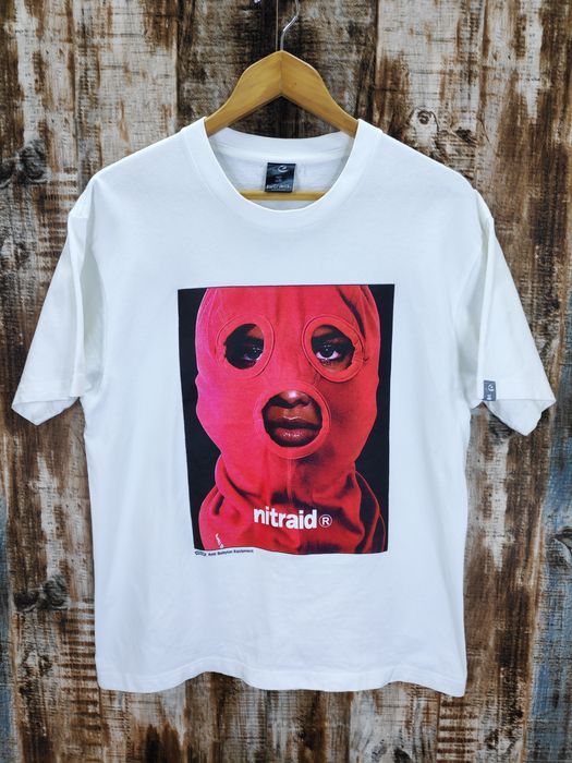 Nitraid Nitraid Anti Babylon Equipment Women Mask White Tee | Grailed