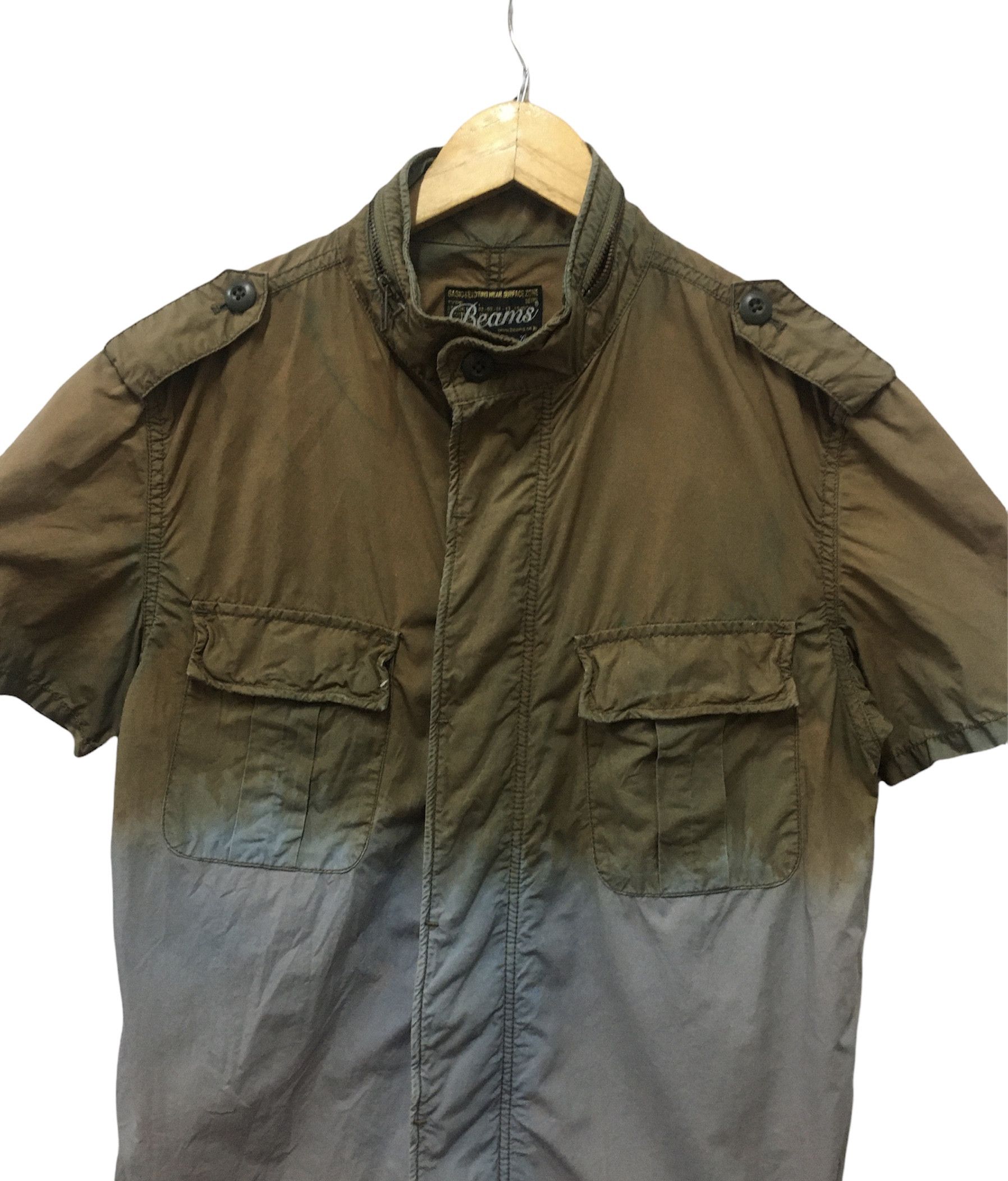 Beams Plus Beams Bleach dipped shirt Size US L / EU 52-54 / 3 - 4 Thumbnail