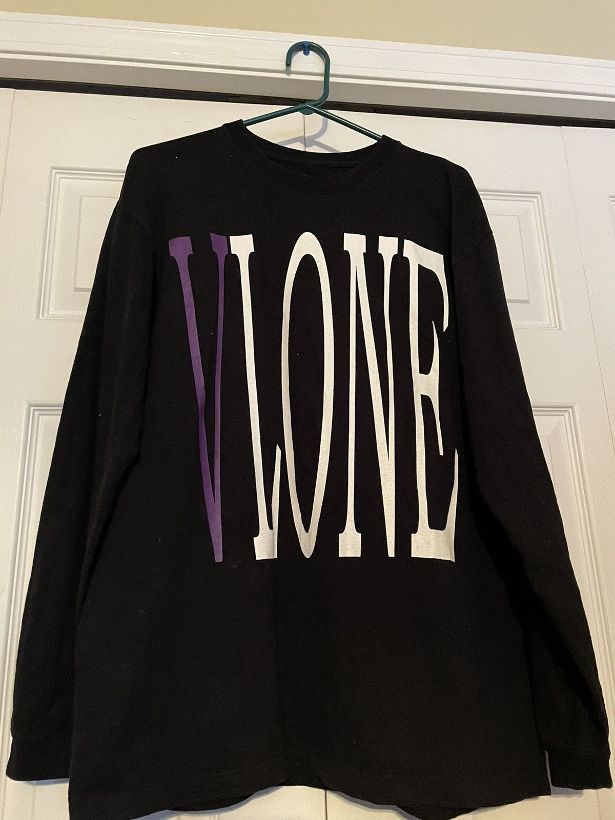 VLONE Staple OG White deals & Purple on Black Long Sleeve T-shirt