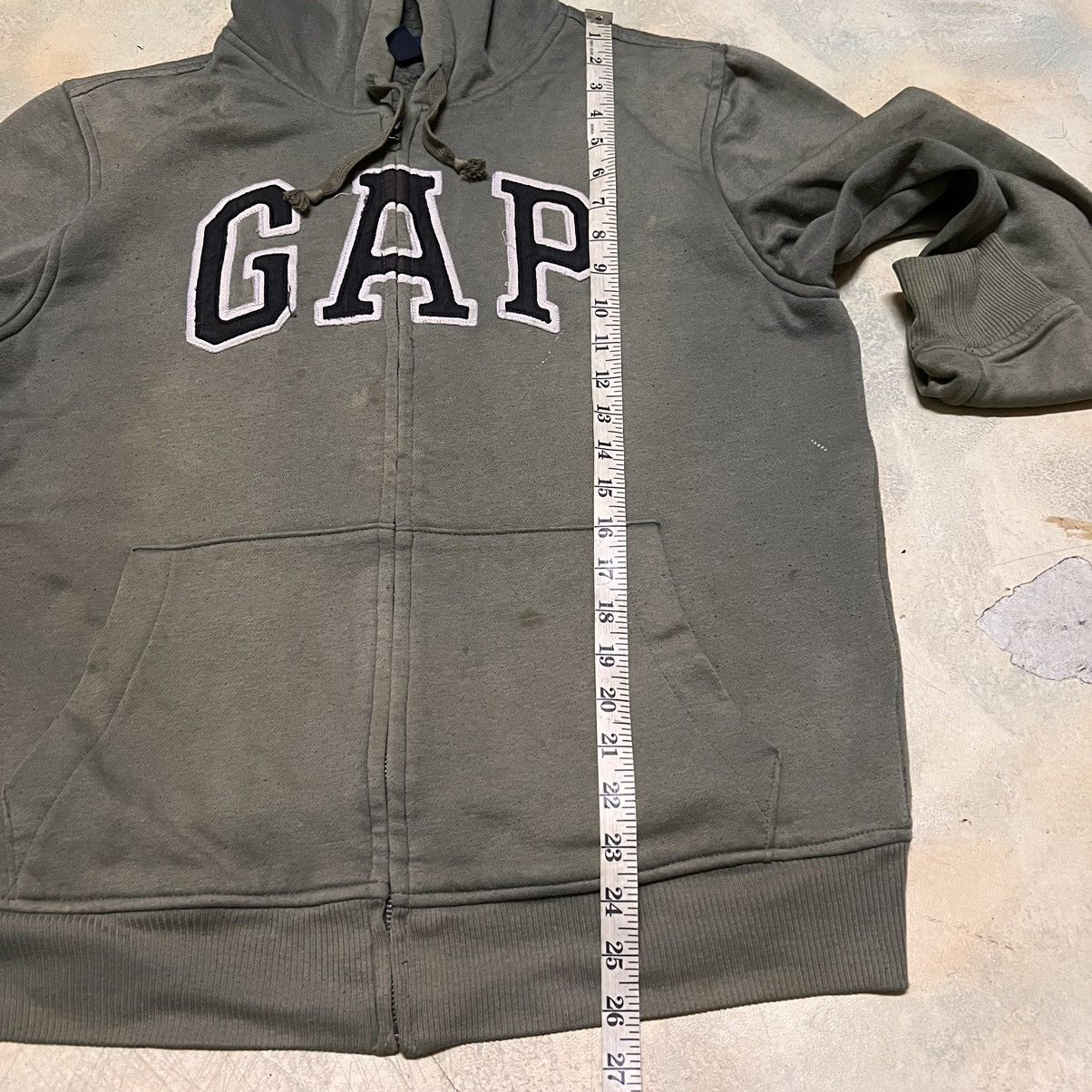 Gap GAP Hoodie Big Logo Distressed Kanye West Style Size US M / EU 48-50 / 2 - 13 Thumbnail