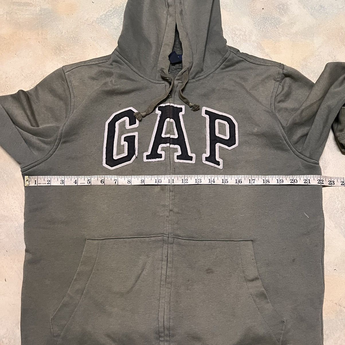 Gap GAP Hoodie Big Logo Distressed Kanye West Style Size US M / EU 48-50 / 2 - 11 Thumbnail