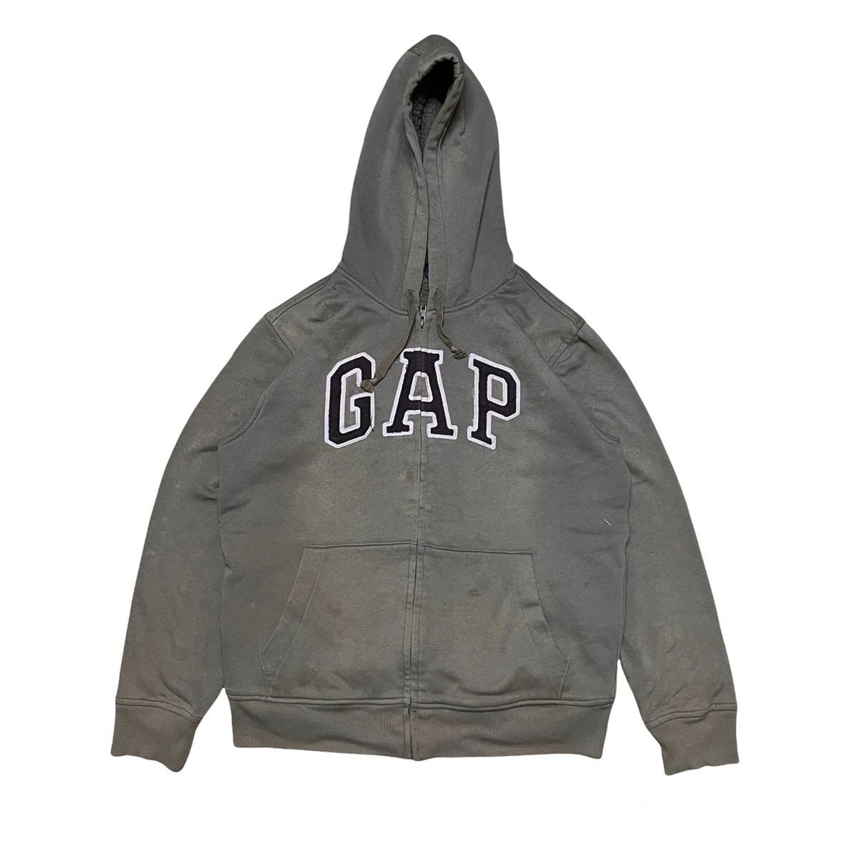 Gap GAP Hoodie Big Logo Distressed Kanye West Style Size US M / EU 48-50 / 2 - 1 Thumbnail