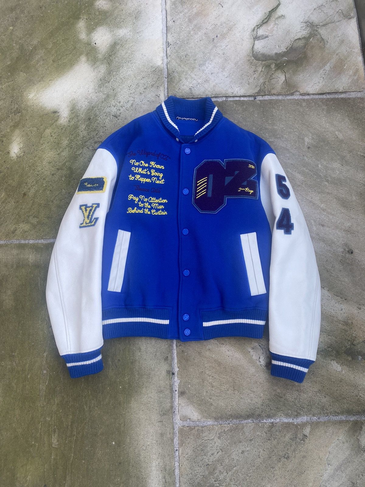 LV SS19 wizard of oz varsity jacket SZ:56 – Bankofgrails