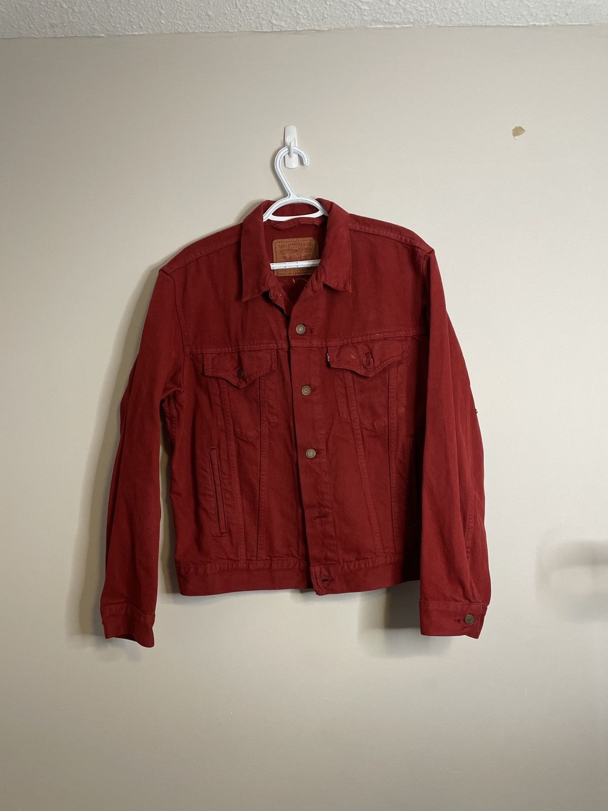 Levi's Red Levi’s Denim Jacket Size US M / EU 48-50 / 2 - 1 Preview