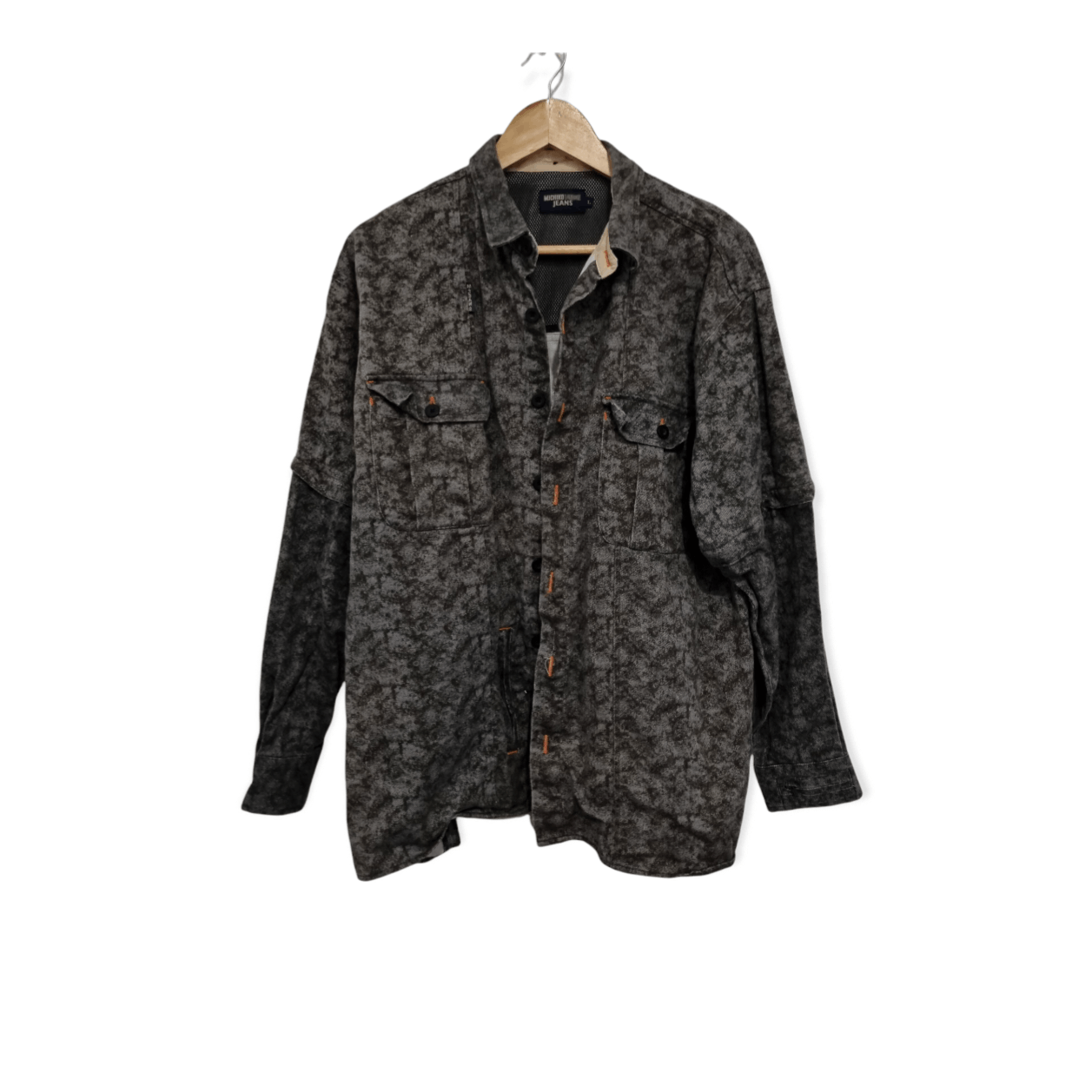 Designer × Michiko Koshino × Michiko Koshino London Mochiko light jacket verru nice faded Size US L / EU 52-54 / 3 - 1 Thumbnail