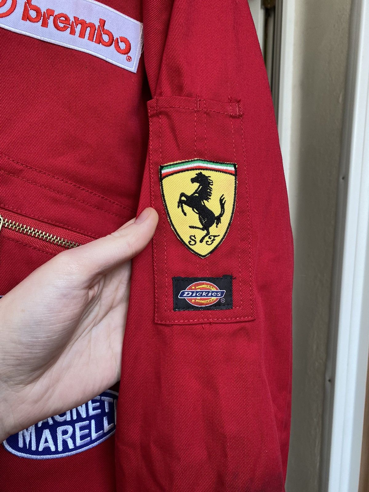 Ferrari × Marlboro × Racing Vintage Overalls Ferrari