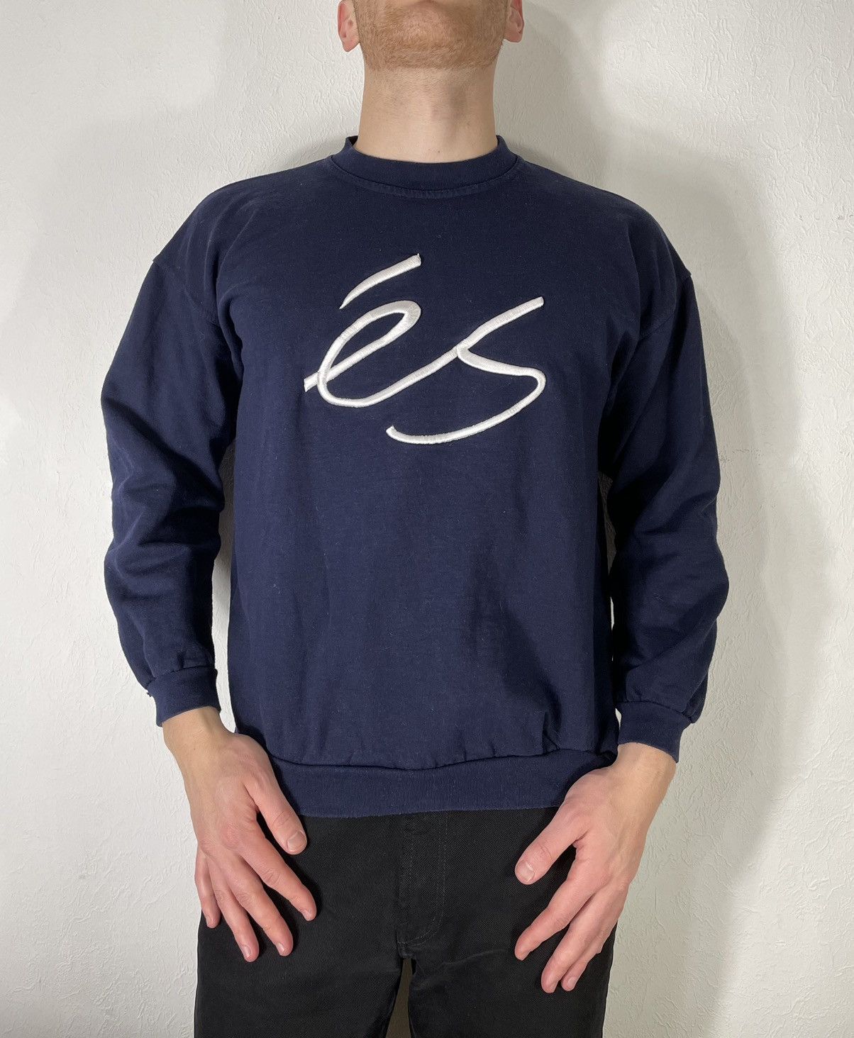 Vintage × eS Rare Vintage ES Skateboarding Sweatshirt Size US M / EU 48-50 / 2 - 2 Thumbnail