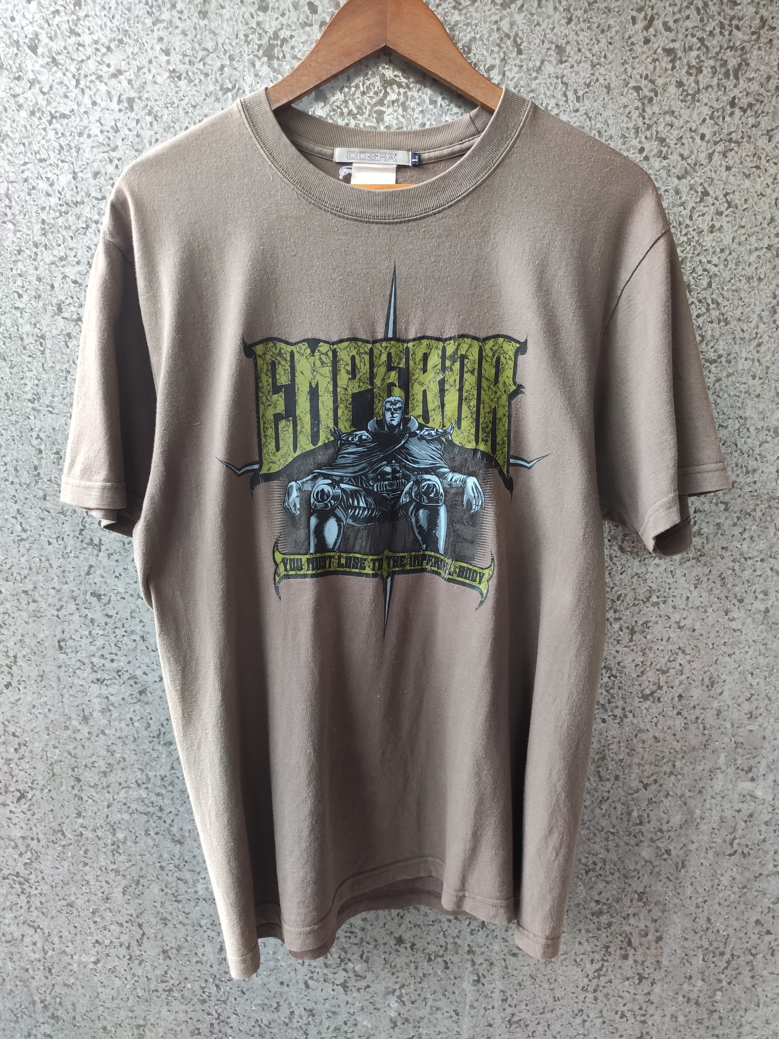 Anime 🔥 Vintage Fist of the North Star Emperor t shirt cospa Size US M / EU 48-50 / 2 - 5 Thumbnail