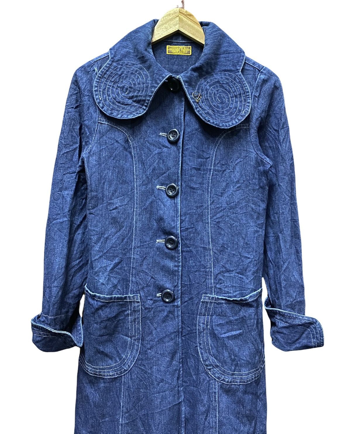 Denim & Co. × Designer × Japanese Brand RNA inc Ladies Long Coat Button Size US S / EU 44-46 / 1 - 5 Thumbnail