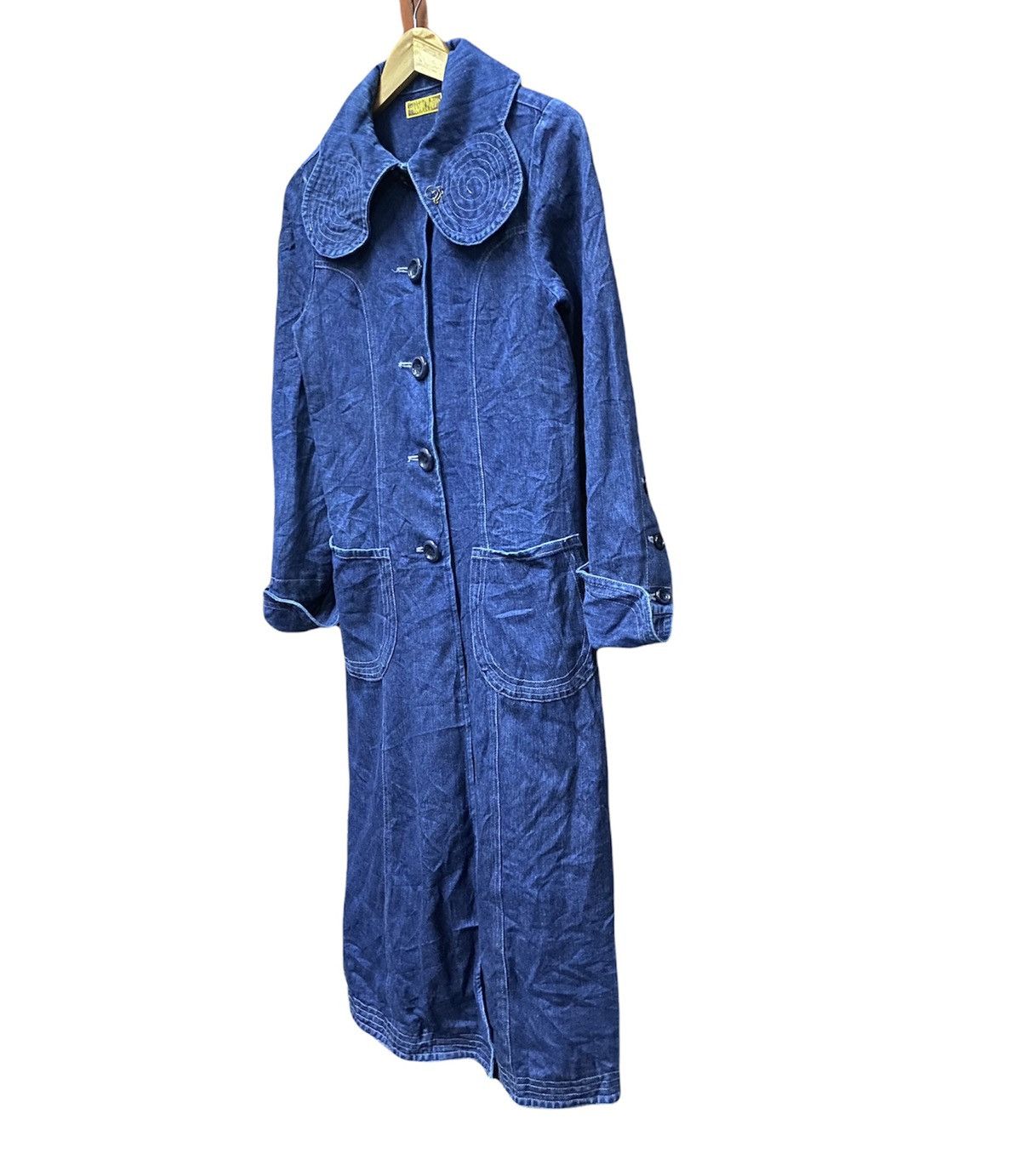 Denim & Co. × Designer × Japanese Brand RNA inc Ladies Long Coat Button Size US S / EU 44-46 / 1 - 3 Thumbnail