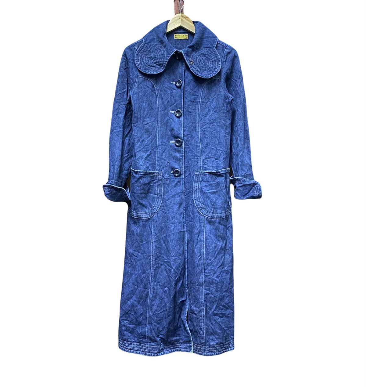 Denim & Co. × Designer × Japanese Brand RNA inc Ladies Long Coat Button Size US S / EU 44-46 / 1 - 1 Thumbnail