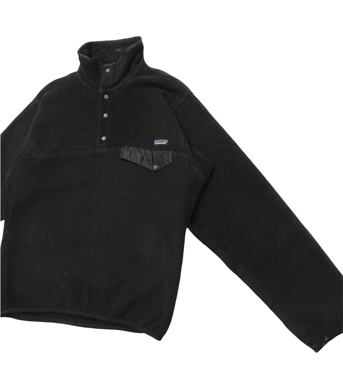 Patagonia × Vintage VINTAGE 90s PATAGONIA FLEECE BLACK SNAP T Size US S / EU 44-46 / 1 - 2 Thumbnail