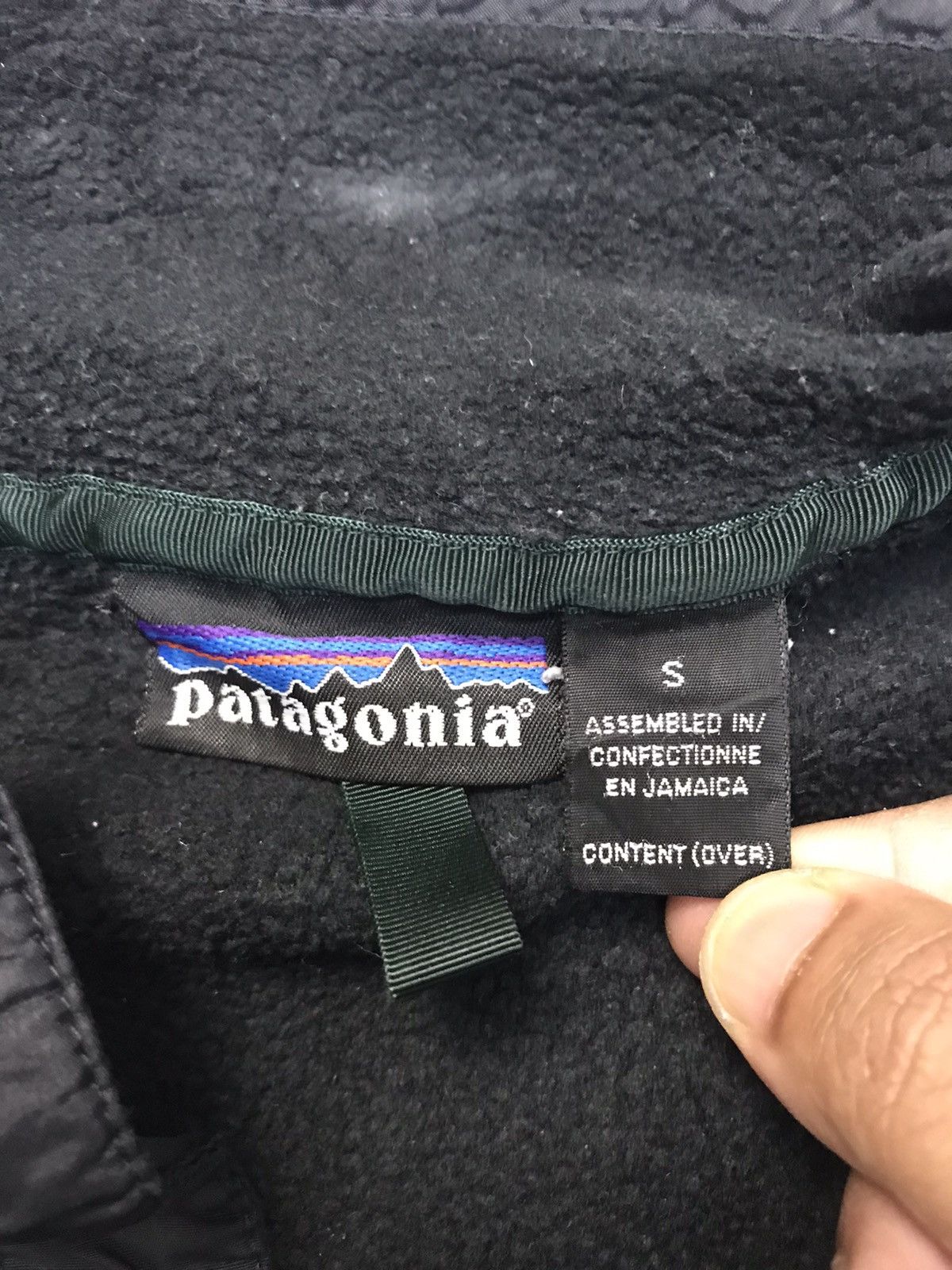 Patagonia × Vintage VINTAGE 90s PATAGONIA FLEECE BLACK SNAP T Size US S / EU 44-46 / 1 - 8 Thumbnail