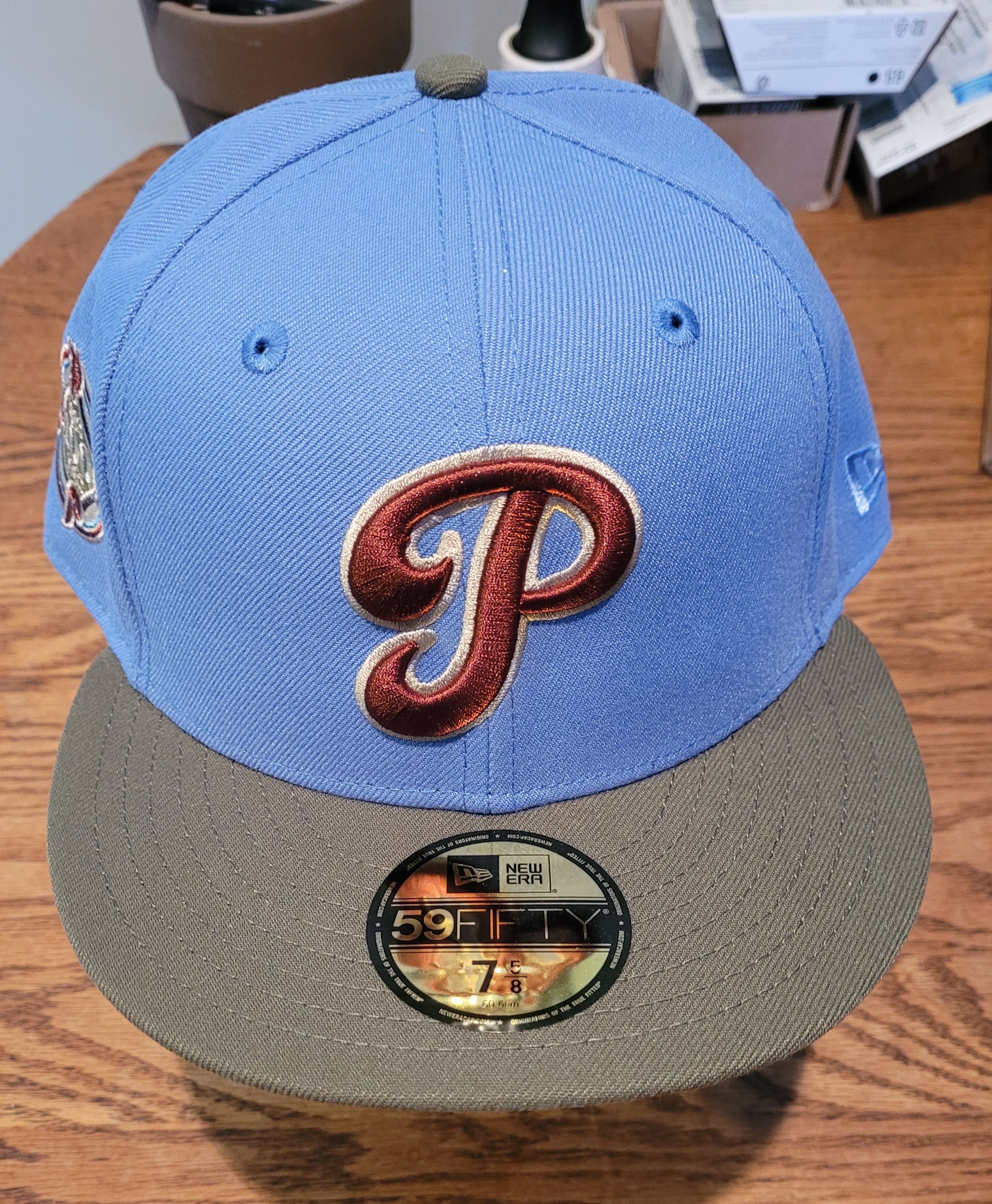 New Era New Era Phillies 100th Anniversary Hat (Indigo, 7 5/8) | Grailed