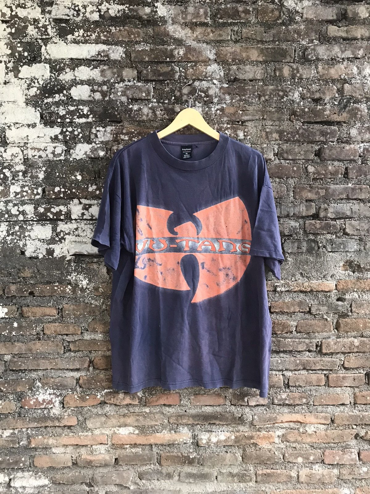 Rap Tees × Vintage × Wu-Tang Clan Vintage 1997 Wu Tang Clan big logo Size US XL / EU 56 / 4 - 1 Thumbnail