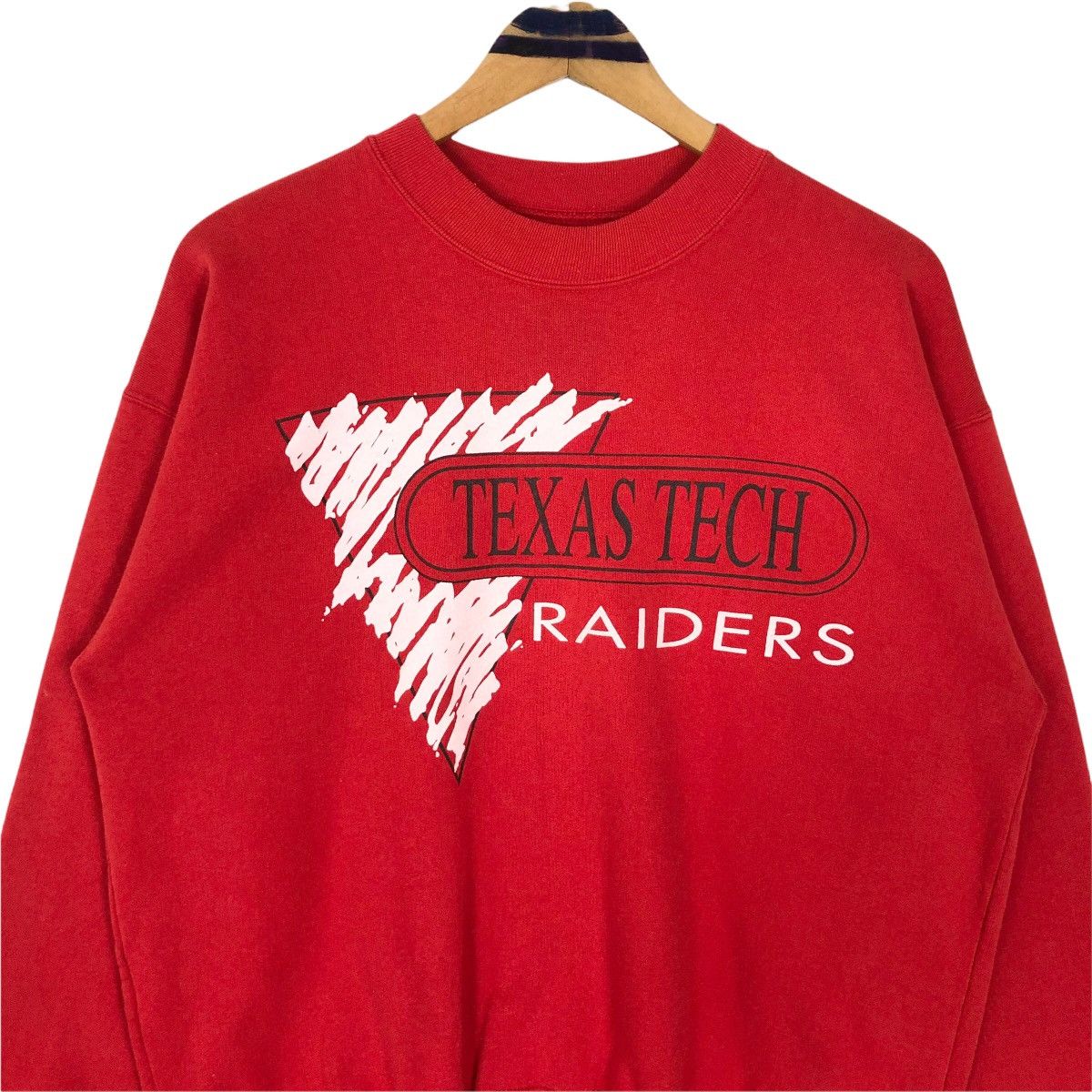 NCAA Vintage 90s Texas Tech University Red Raiders Sweatshirt Size US L / EU 52-54 / 3 - 5 Thumbnail