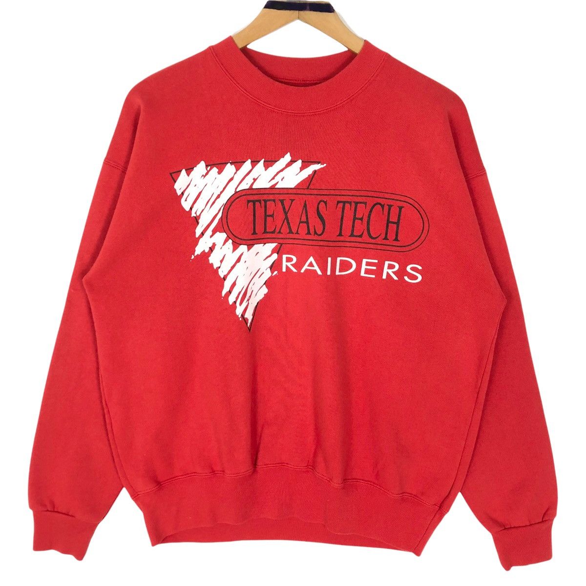 NCAA Vintage 90s Texas Tech University Red Raiders Sweatshirt Size US L / EU 52-54 / 3 - 1 Thumbnail