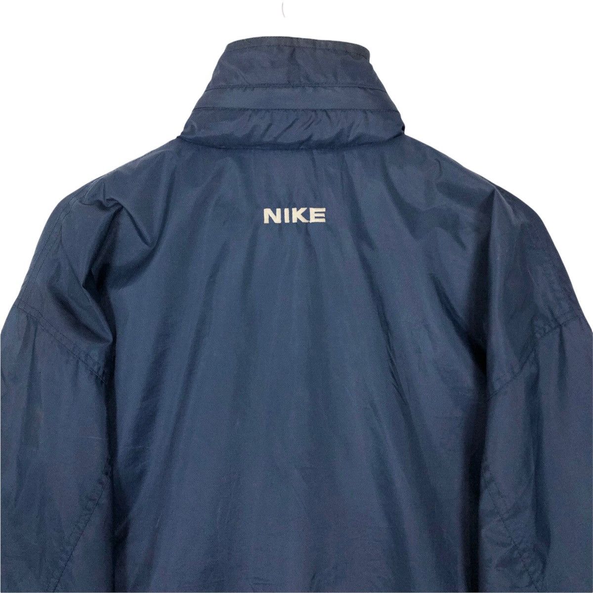 Nike Vintage 90s Nike Swoosh Windbreaker Jacket Foldable Hoodie Size US XL / EU 56 / 4 - 12 Thumbnail