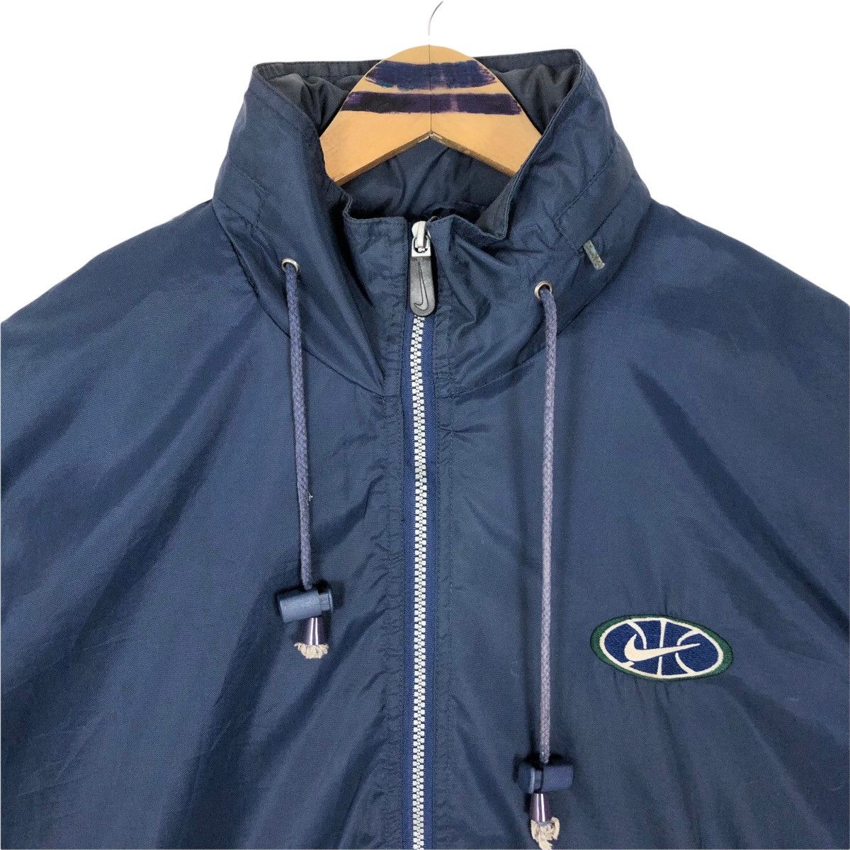 Nike Vintage 90s Nike Swoosh Windbreaker Jacket Foldable Hoodie Size US XL / EU 56 / 4 - 5 Thumbnail