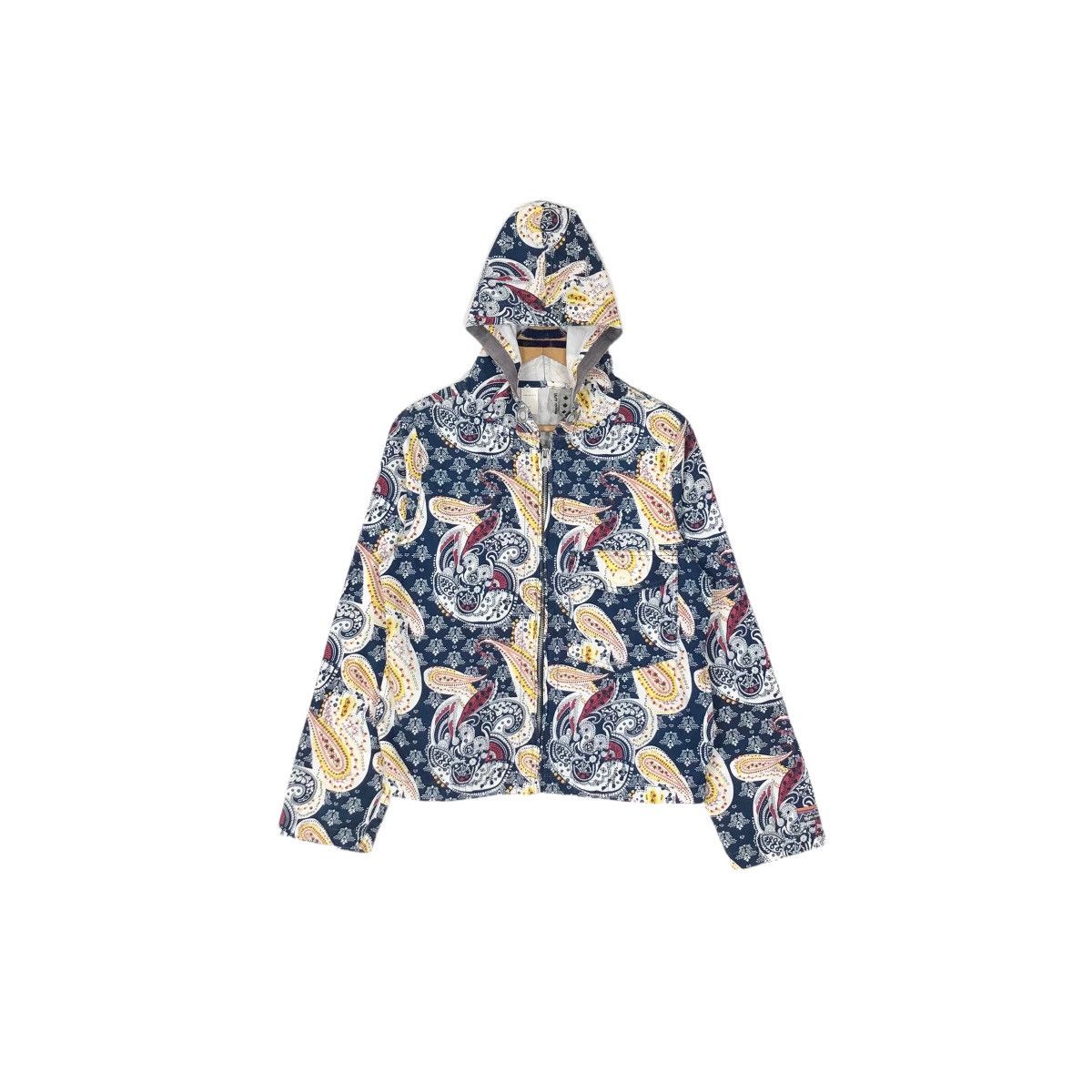 Vintage Vintage Gym Master Zip Up Paisley Pattern Hoodie Size US S / EU 44-46 / 1 - 2 Thumbnail