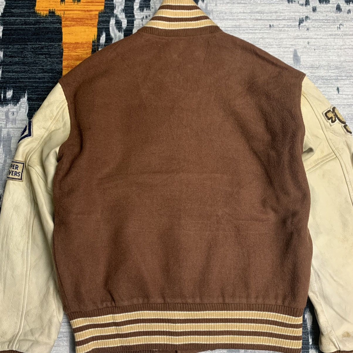 Band Tees × Japanese Brand 🔥NK174🔥Super Lovers Leather Varsity Jackets Size US M / EU 48-50 / 2 - 4 Thumbnail