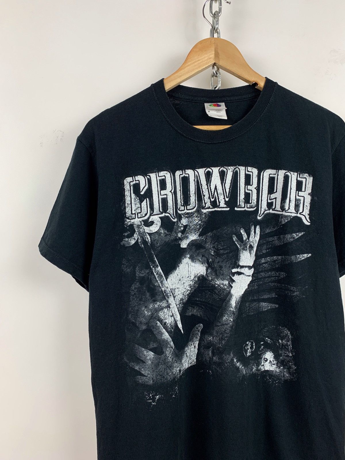 Band Tees 2012 Vintage Crowbar Sever The Wicked Hand Tour T-Shirt Size US M / EU 48-50 / 2 - 4 Thumbnail