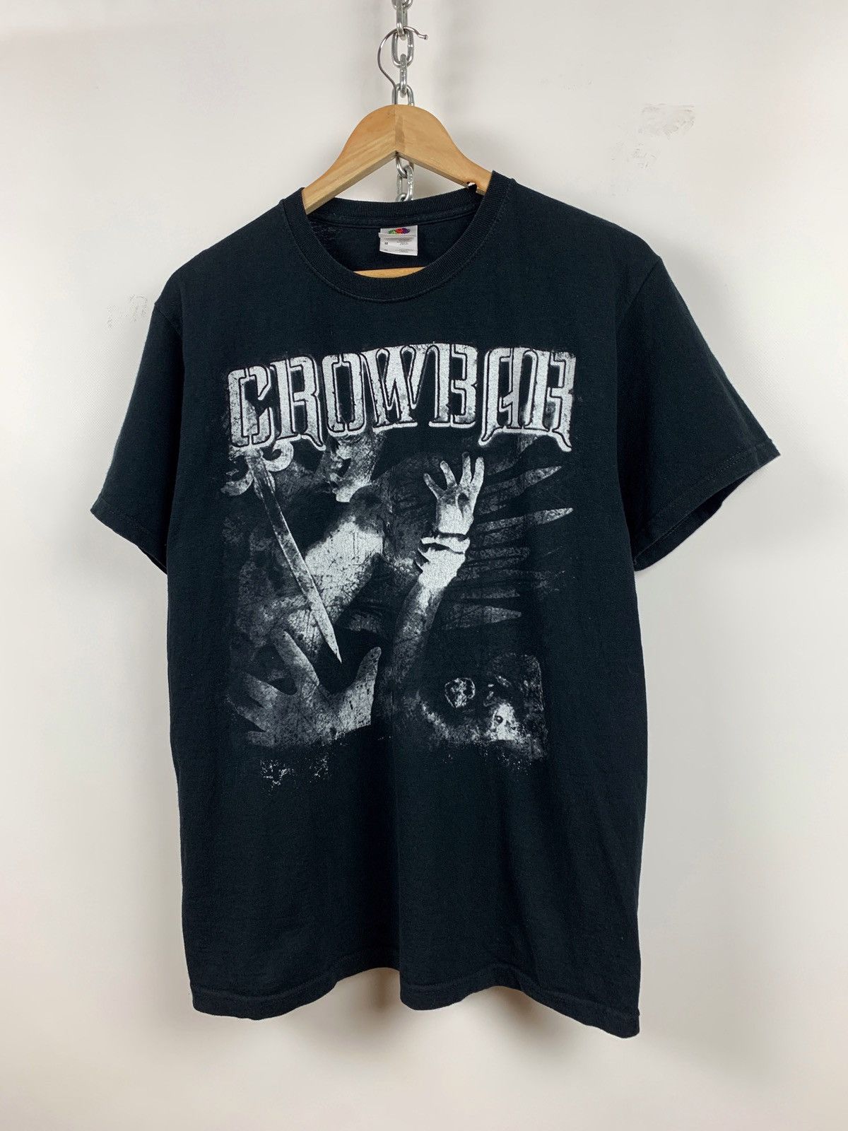Band Tees 2012 Vintage Crowbar Sever The Wicked Hand Tour T-Shirt Size US M / EU 48-50 / 2 - 7 Thumbnail