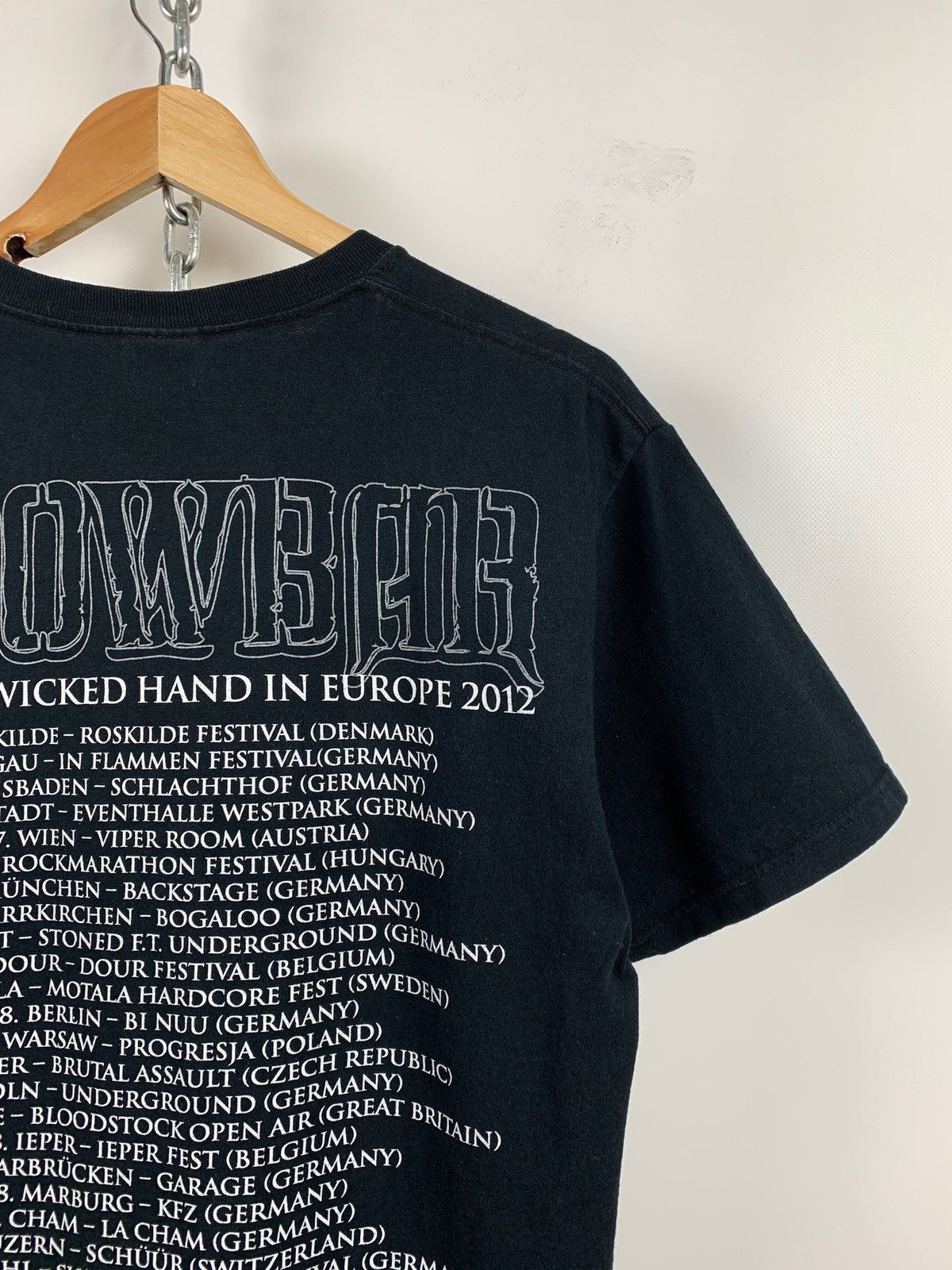 Band Tees 2012 Vintage Crowbar Sever The Wicked Hand Tour T-Shirt Size US M / EU 48-50 / 2 - 8 Thumbnail