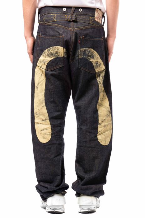 Evisu Evis No.2 Diacock Double Knee Selvedge Denin Jeans | Grailed