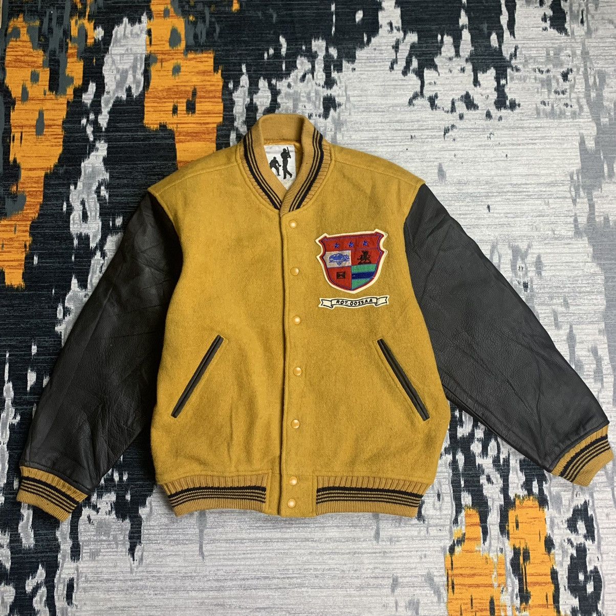 Japanese Brand × Vintage 🔥NK179🔥Vintage Anecdote Leather varsity jackets Size US L / EU 52-54 / 3 - 3 Thumbnail